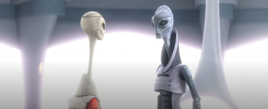 Nala Se on the left speaking with Lama Su