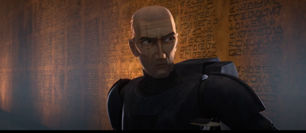 Star Wars the Bad Batch The Solitary Clone -- Crosshair waits for Commander Cody